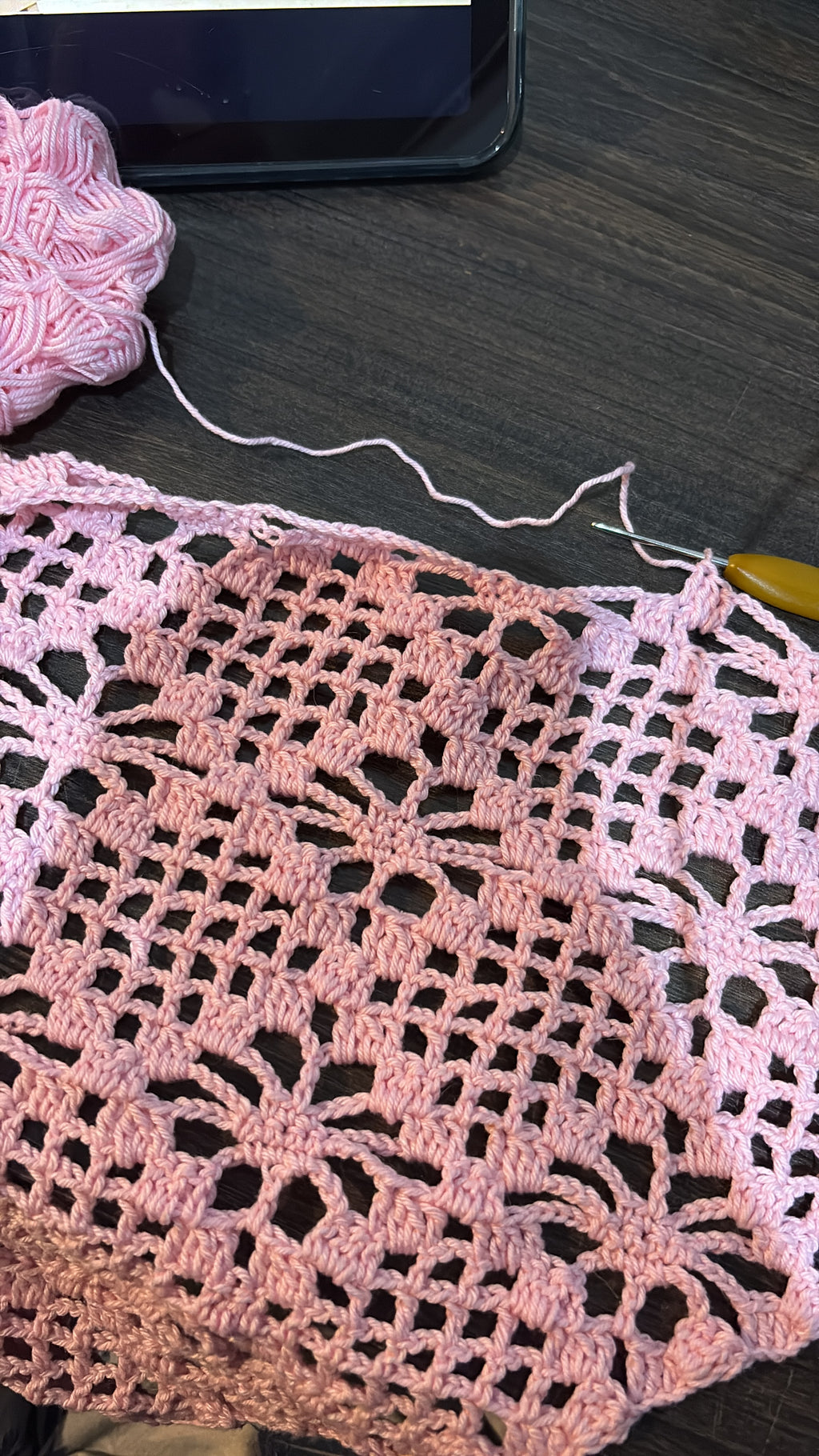 Bandana Flor - Patrón Crochet