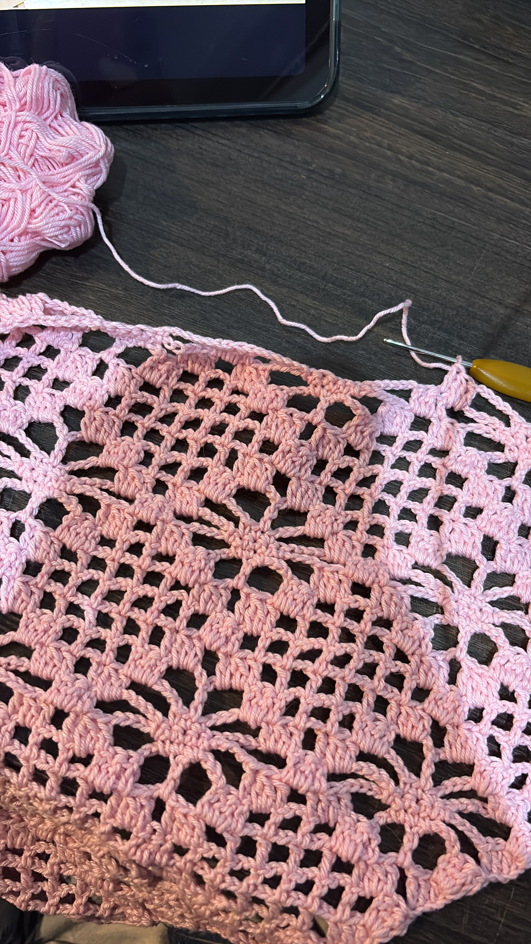 Bandana Flor - Patrón Crochet