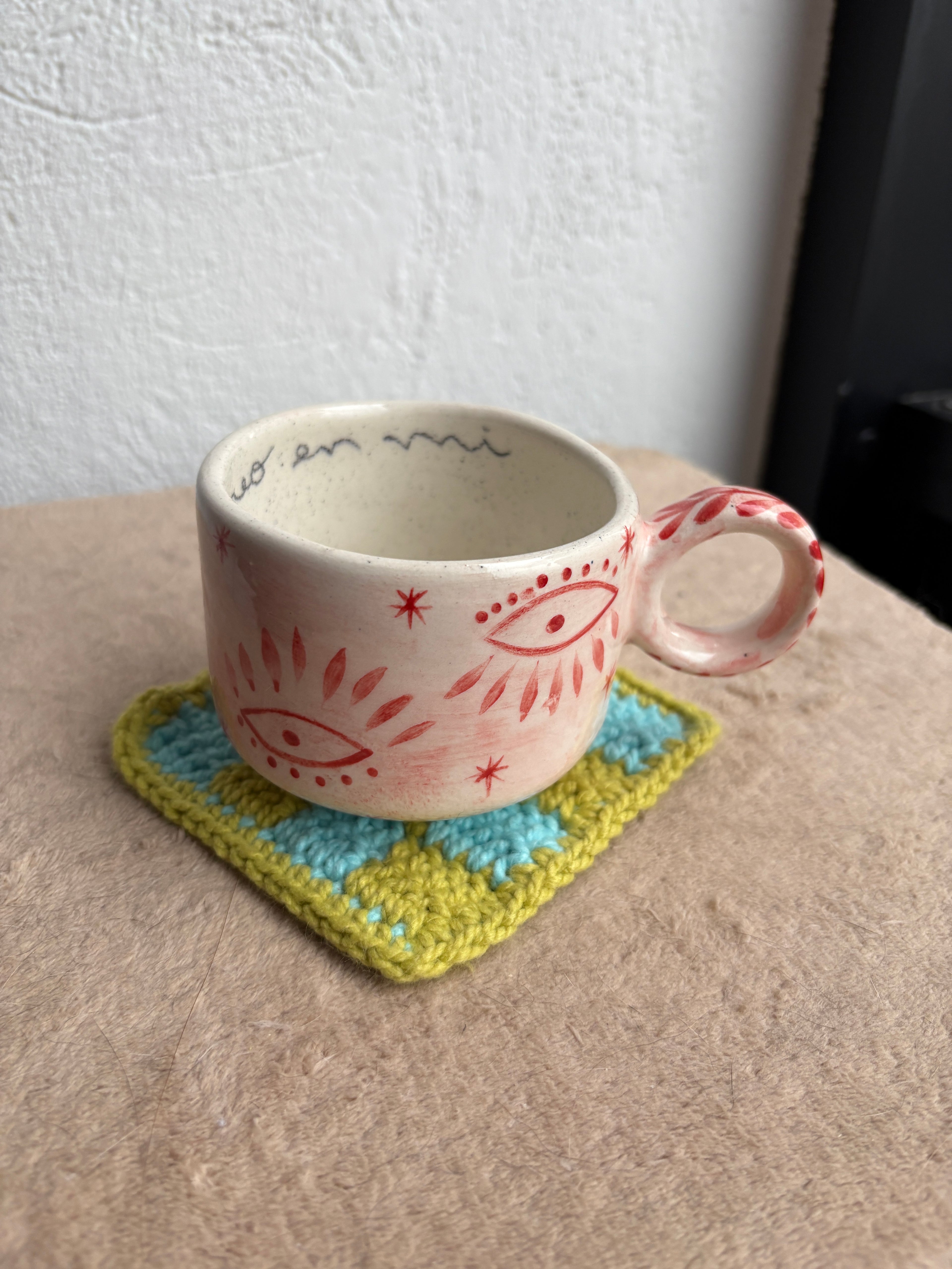 Portavasos - Patrón Crochet