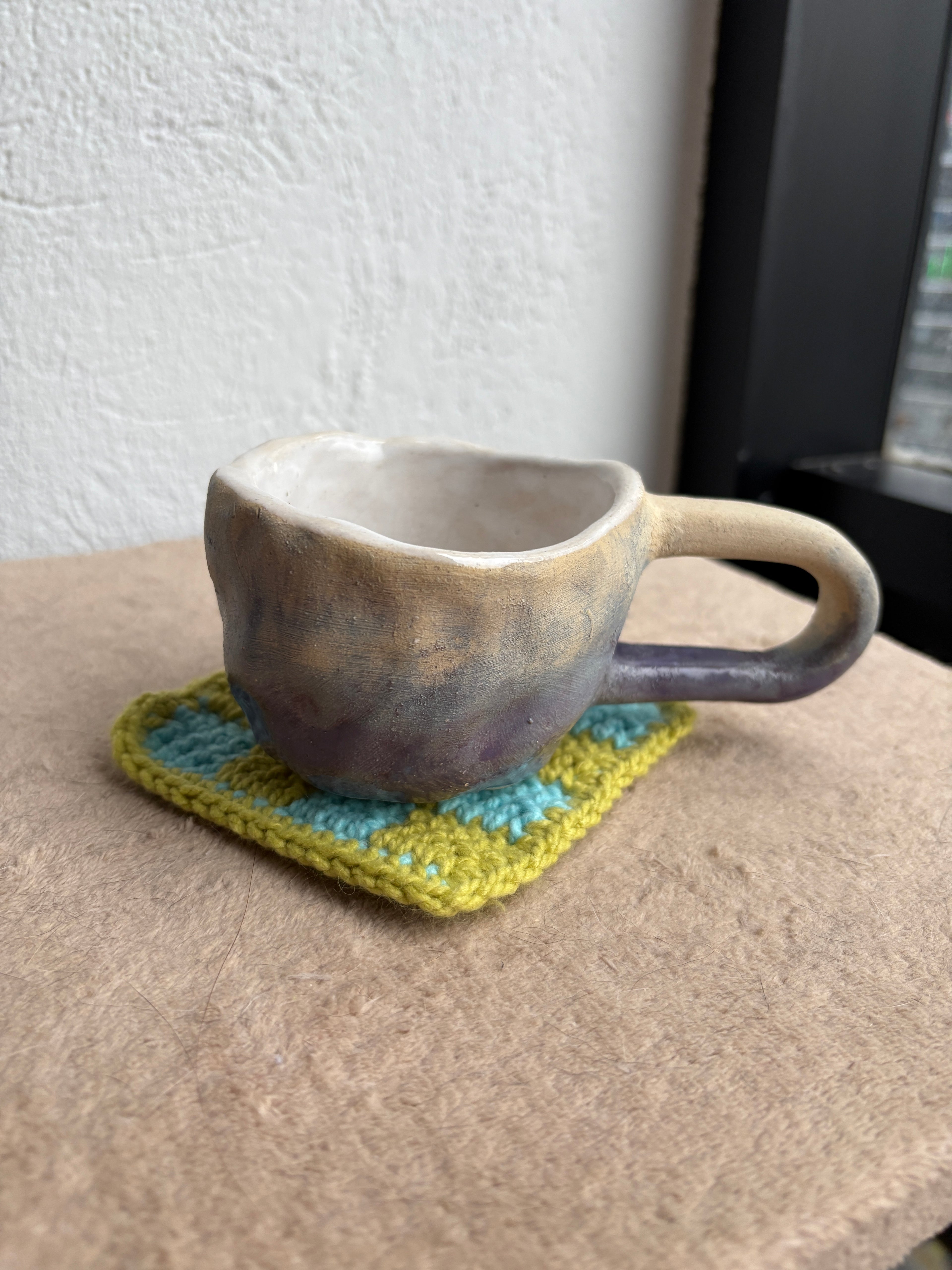 Portavasos - Patrón Crochet